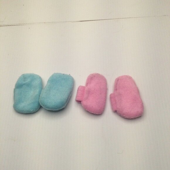 2 Pair Of American Girl spa slippers shoes for 18" doll - Picture 6 of 6